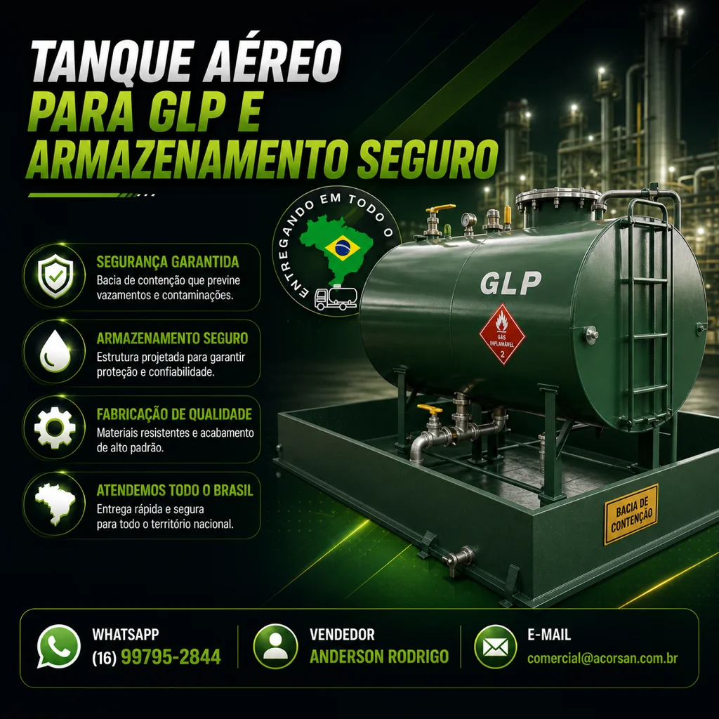 Reservatório Aéreo para Posto de Combustível